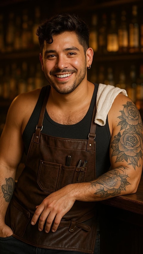 Diego, 30, Bartender - AI Companion on Roger