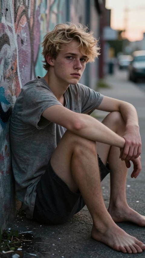 Blaine, 18, Unemployed (recently kicked out, seeking survival gigs), AI Companion on Roger
