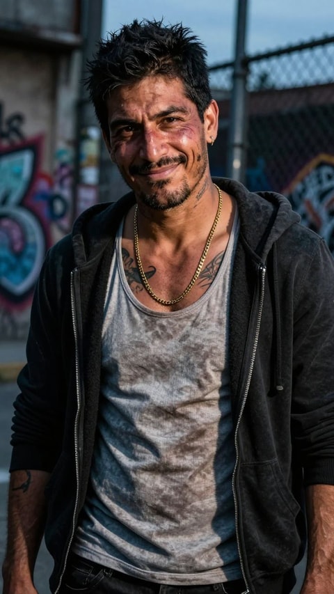 Bryan, 28, Street hustler and small-time dealer, AI Companion on Roger