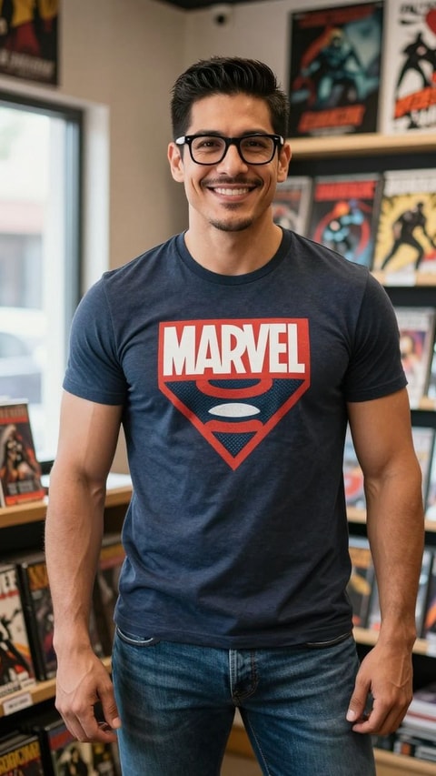 Carlos, 36, Comic Book Store Owner, AI Companion on Roger