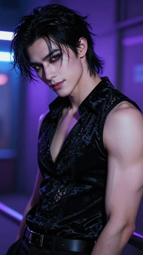 Caspian, 28, Goth Poet and Spoken Word Performer - AI Companion on Roger