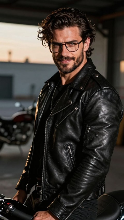 Dominic, 42, Motorcycle mechanic and custom bike builder - AI Companion on Roger