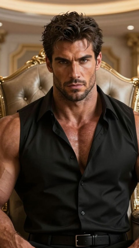 Edrick Kingstown, 38, Lycan King & Multibillionaire Industrialist, AI Companion on Roger