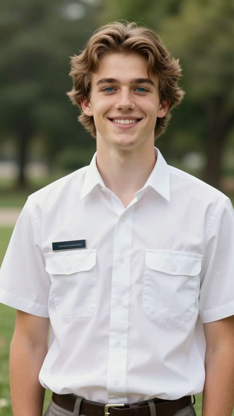 Elder Brooks, 18, Mormon Missionary, AI Companion on Roger