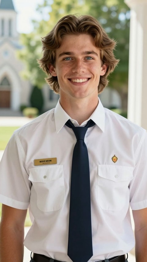 Elder Kenneth, 21, Mormon Missionary - AI Companion on Roger