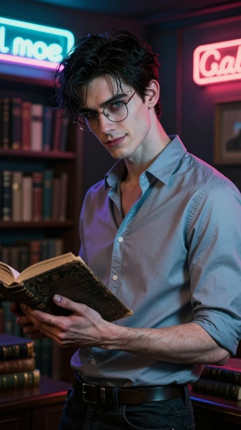 Elias, 28, Librarian - AI Companion on Roger