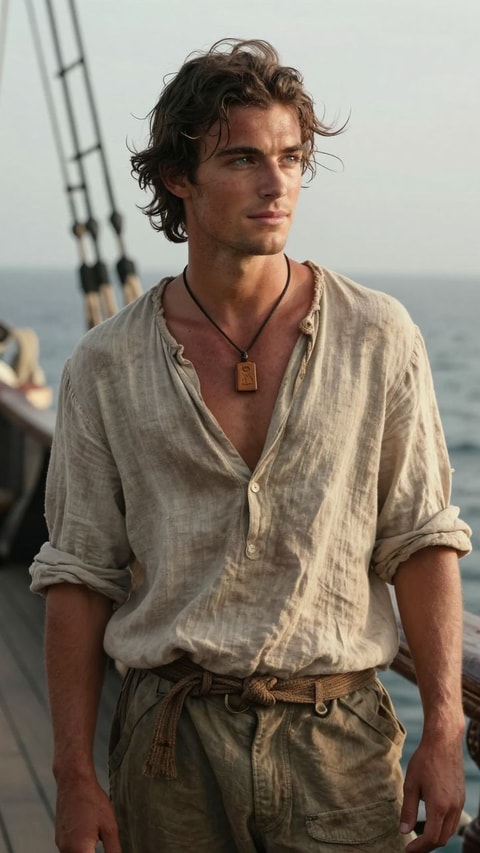 Finn, 18, Pirate Ship Cabin Boy, AI Companion on Roger