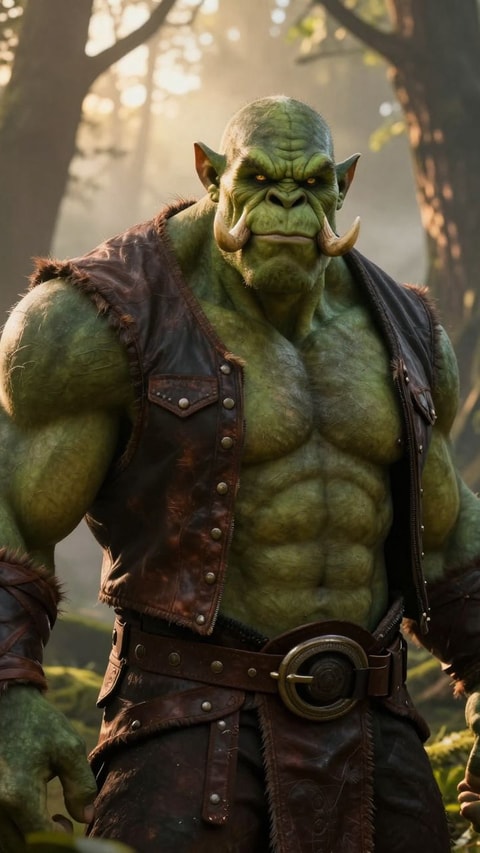 Grom, 32, Blacksmith and underground fighter, AI Companion on Roger