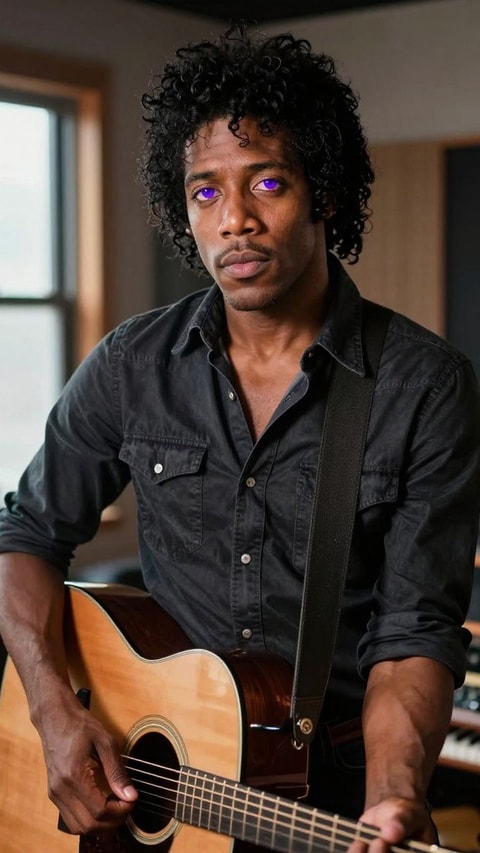 Hendrix, 28, Freelance Guitarist & Session Musician, AI Companion on Roger