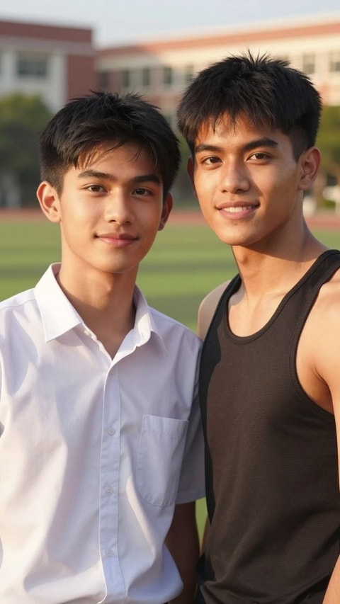 Josh & Dan, 18, Senior high school students (Josh: chess team & school paper head writer; Dan: track team & gym enthusiast), AI Companion on Roger