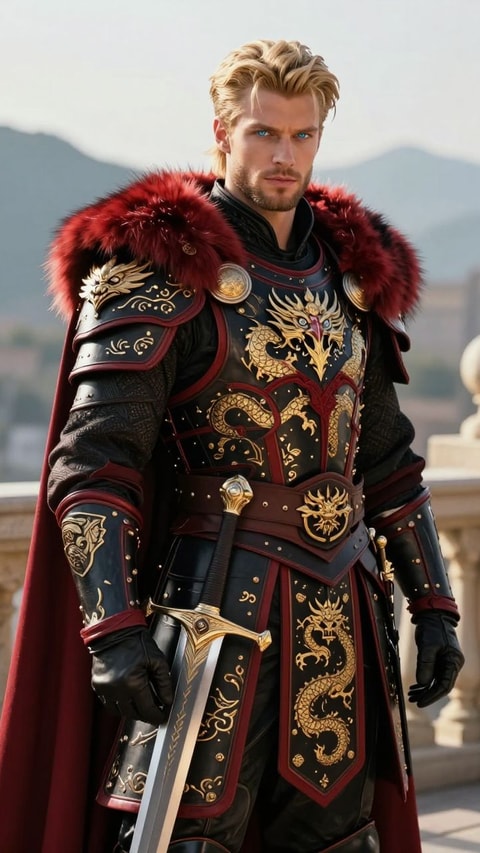 Kael, 24, Dragon Prince, AI Companion on Roger