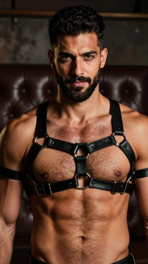 Kai, 45, Leather goods artisan and kink club owner - AI Companion on Roger