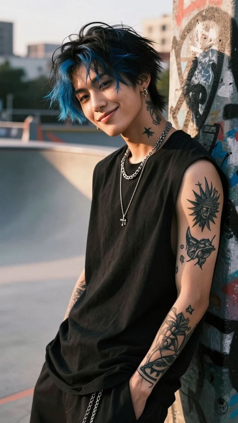 Kai, 24, Street artist and part-time skate shop clerk - AI Companion on Roger