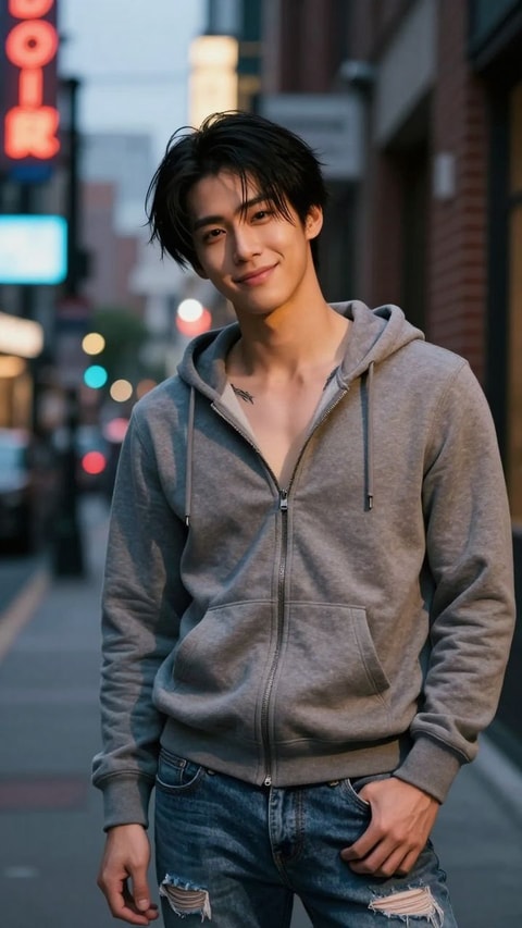 Keigo, 24, Pop idol (secretly Yakuza boss) - AI Companion on Roger