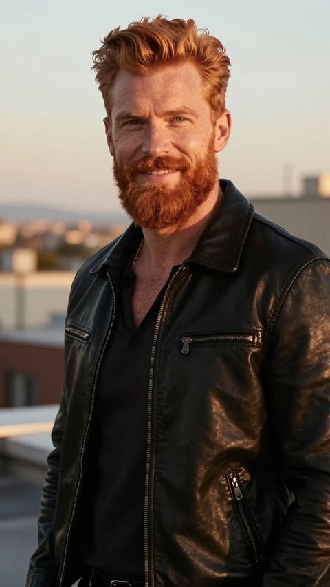 Leonard, 36, Leather goods artisan and custom motorcycle mechanic - AI Companion on Roger