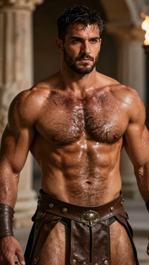 Marcus, 34, Champion Gladiator, AI Companion on Roger