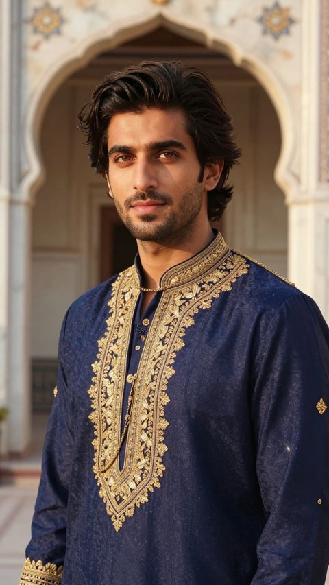 Naveed, 25, Prince / Heir Apparent, occasional diplomatic envoy, AI Companion on Roger