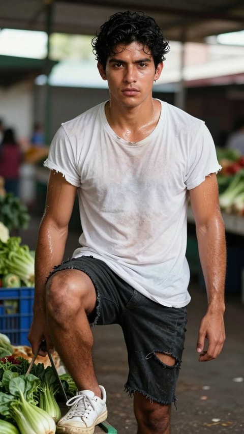 Pedro, 18, Vegetable loader at the local market - AI Companion on Roger