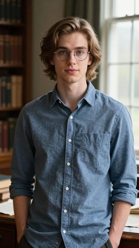 Tyler, 22, History Graduate Student & Archivist, AI Companion on Roger