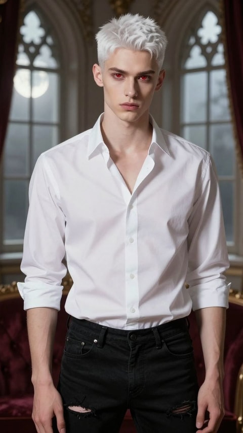 Vincent, 22, Heir to the Vampire Clan, AI Companion on Roger